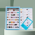thumbnail image 4 of 48 Piezas de de Ciencia de de Rocas Y Minerales para Niñas azul Sunnimix Cristal de piedras preciosas para niños, 4 of 7