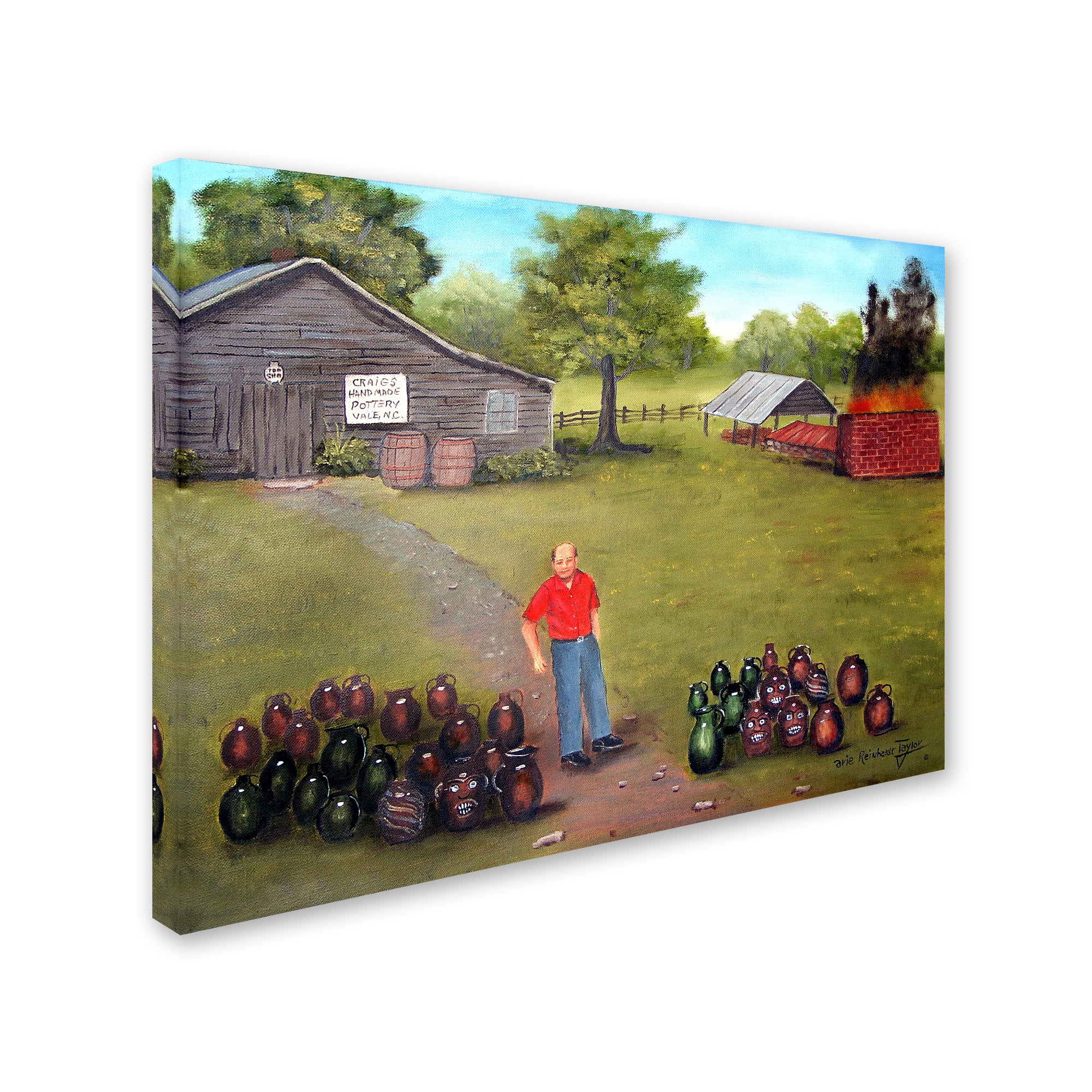 Trademark Fine Art 'Burlon Craigs Place' Canvas Art by Arie Reinhardt Taylor