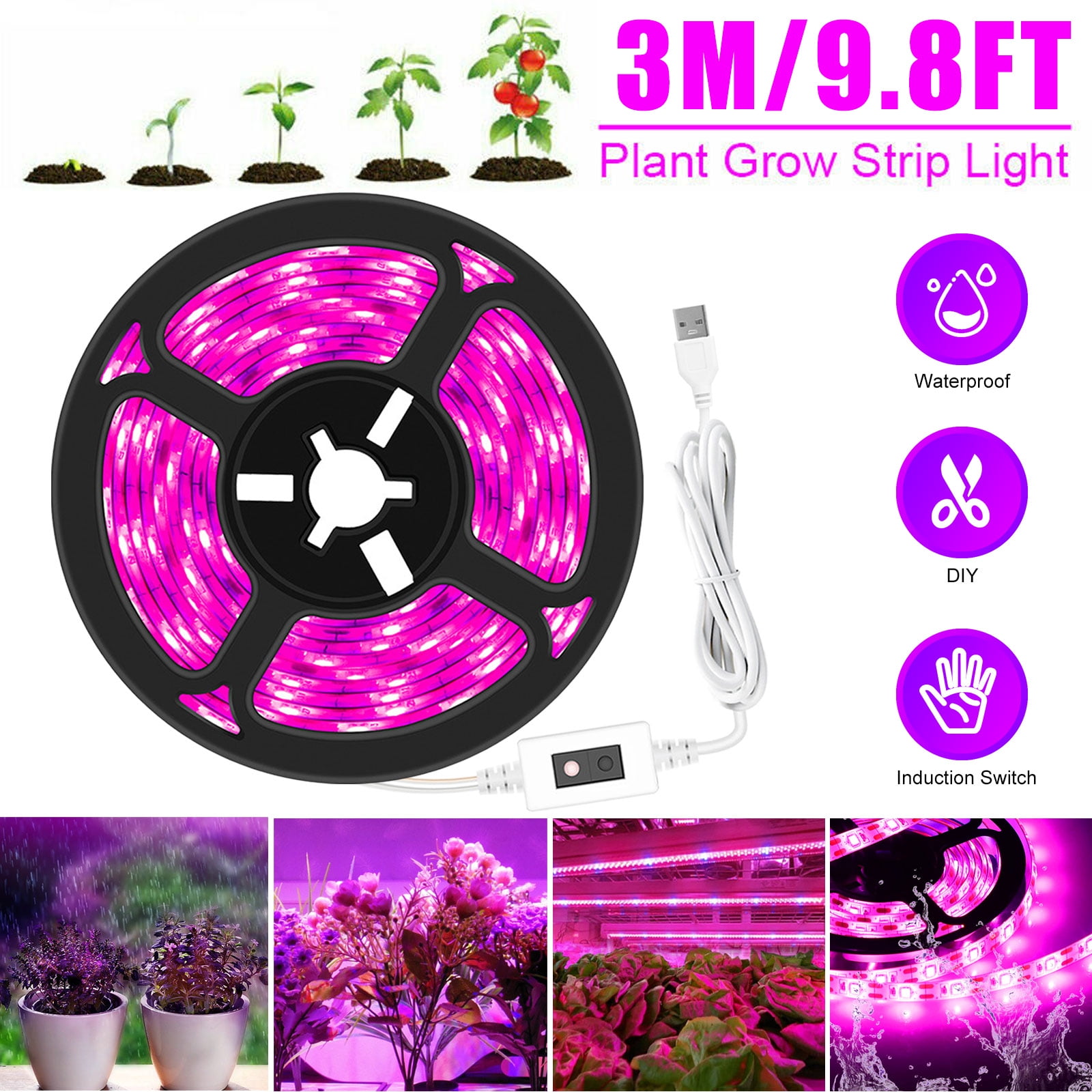 grow light strips for indoor plants