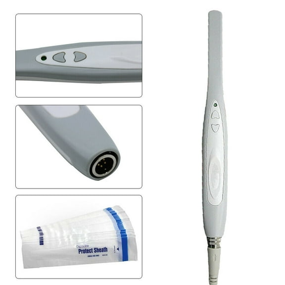 Dental Intraoral Oral Camera Focus Digital USB Clear Imaging Intra Oral 6 LED MD740B Dental Camera Intraoral Digital USB Imaging Intra Oral w/50 Sheaths 6 LED Dental Intraoral Camera Medical Imaging