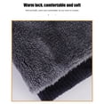 thumbnail image 4 of Cubrecuellos De Invierno Bicicleta Bufanda de doble capa cálida para invierno, cubierta para el cuello, color sólido para mujeres y hombres (negro) Tmvgtek Accesorios para bicicletas, 4 of 5