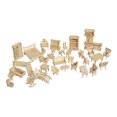 thumbnail image 1 of Raindrops Cube Puzzle Box Wooden Assembly Puzzle Model 1 Set Dexterity Improvement, 1 of 4