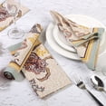 thumbnail image 5 of Fingercraft Cloth Napkins, Set of 12 Cotton Linen Blend Printed Dinner Napkins Cloth Mitered Corner Perfect for Parties Dinners Weddings Cocktail Christmas Easter 20x20 Royal Bloom, 5 of 6