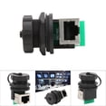 thumbnail image 1 of Conector, adaptador rj45 negro rj45 de alta eficiencia, de monitoreo de Circuito Cerrado de control de automatizació de control de fábrica para equipos de equipos de, 1 of 7