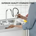 thumbnail image 4 of 29"L x 25"W x 37"H Stainless Steel Sink, Commercial Kitchen Prep & Utility Sink Free Standing Single Bowl for Restaurant Laundry Garage Bar Workshop (1 Compartment), 4 of 7