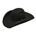 thumbnail image 2 of Ariat A7520401-7 Mens Wool Punchy Crown Cowboy Brim 2 Cord Band Western Hat, Black - Size 7, 2 of 2
