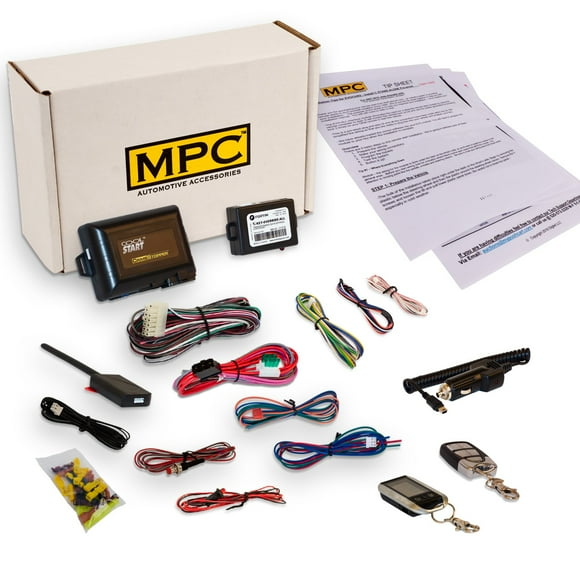 MPC Complete 2 Way LCD Remote Start Kit with Keyless Entry for 1997-2002 Lincoln Town Car