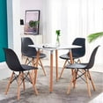 thumbnail image 2 of Heavenly Collection Black Wood Chair SET OF 6, 2 of 7