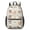 Dog and Pool, variant on Husky Head Pink Pattern 17" School Backpacks for Teens,Waterproof Oxford Fabric,S-Shape Padded Straps for School,Travel,Hiking,Camping