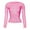 Hot Pink, variant on BSDJILFG Pajama Tops for Men Long Sleeve Cute Fishnet See Through Crochet Slim Fit Shirts Sleepwear Playsuit