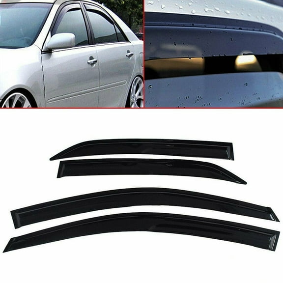 Lab Work 4 Pcs Vent Visor Window Visors Rain Guard Shade Deflector Fit for Toyota Corolla 2009 - 2013