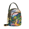 thumbnail image 7 of FORMRS Crossbody Bag for Women Quilted Travel Shoulder Cell Phone Purse with Chain Strap Handbag, Art Path, 7 of 7