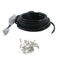 thumbnail image 2 of 30 Feet Heat Tape 8 Watts Per Foot Heating Cable Suitable for Roof Snow Melting De-icing Drainage Ditch Metal and Plastic Home Pipes Freeze Protection 120V 60HZ with Hook and Clamp, 2 of 11