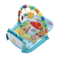 thumbnail image 1 of Baby Gym Play Mat Piano Tummy Time Activity Mat Infant Kick Play Piano Mat Toy For Visual Hearing Sensory Motor Development With 5 Detachable Colored Hanging Bells Piano Music, 1 of 8