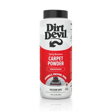 Dirt Devil Fresh Room Refresher Carpet Powder, 32oz., Spring Meadows Scent, Powder Cleanser Form, 1 per pack