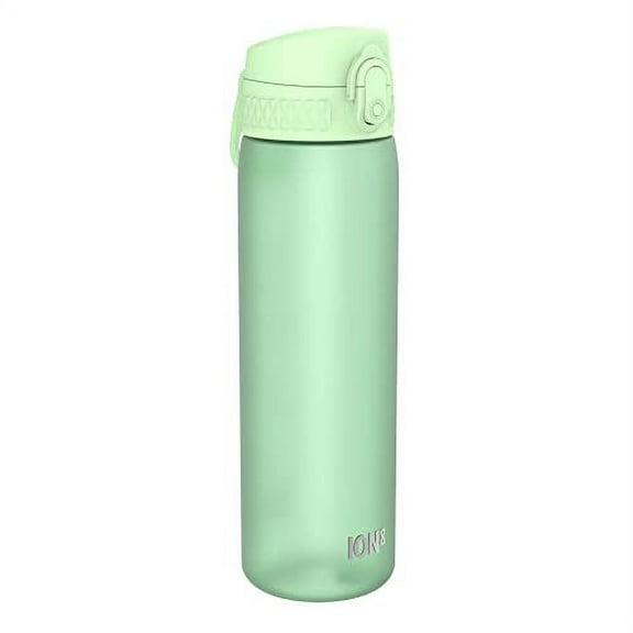 Ion8 Sport Water Bottle- Leakproof and BPA-free Water Bottle - Fits in Lunch Boxes, Handbags, Car Cup Holders, Backpacks and Bike Holders, 17 oz / 500 ml (Pack of 1) - OneTouch 1.0 - Sonic Green