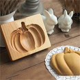thumbnail image 1 of HAHDAXIA Wooden Cookie Molds, Engraved Embossing Cookie Cutter with Christmas Tree Deer Pinecones Pattern for Baking Embossed Cookies for Kids and Adults to Make Cookie Dough, 1 of 7