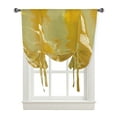 Abstract Yellow Marble Window Curtain for Living Room Home Decor Blinds