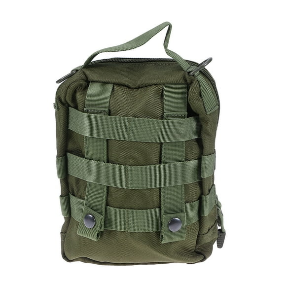 LULULION Green Outdoor Sling Bag Multifunctional Waist Pack with Military Style Design and Strong Buckles