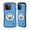 Blue Full Colour, variant on Head Case Designs Officially Licensed Manchester City Man City FC Badge Black White Outline Hybrid Case Compatible with Apple iPhone 15