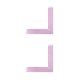thumbnail image 3 of Bewildely L-shaped French Curve Ruler Built-in Scale Transparent Design Making Durability Pattern DIY Lightweight Clothing Quilting Rulers Como se muestra 2Conjunto, 3 of 6