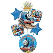 Thomas the Train Party Supplies Birthday Sing A Tune Tank Engine Balloon Bouquet Decorations