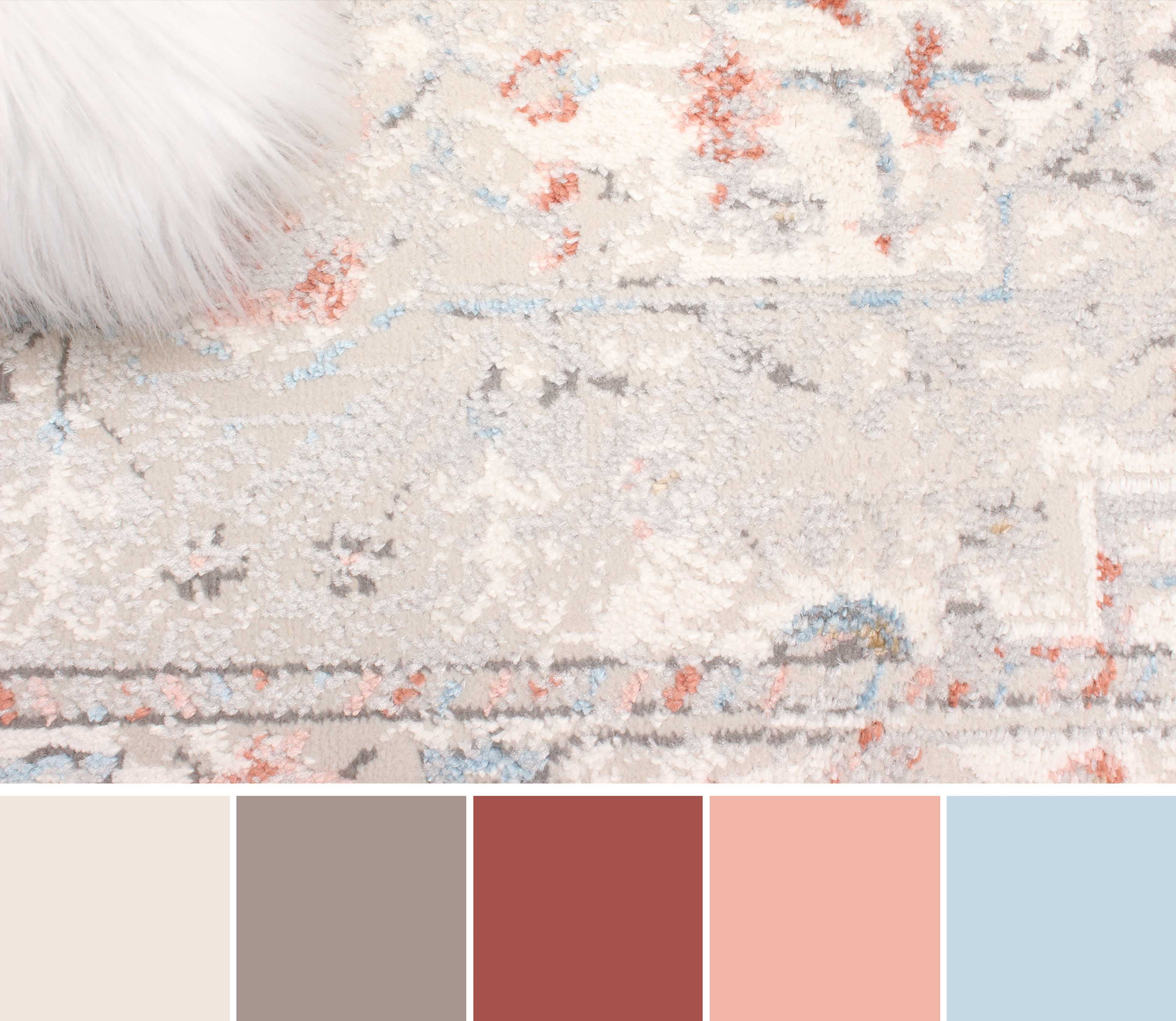 ECARPET Tapis Traditionnel Mira pour Salon, Chambre, Salle A Manger, Entrée, Couloir et Plus Encore.