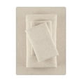 thumbnail image 1 of Mainstays Cotton Rich Extra Soft Jersey Bed Sheet Set, Queen, Oatmeal, 4 Pieces, 1 of 6