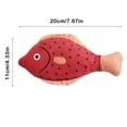 thumbnail image 3 of 1PCS Jouets pour Chat Qui Couinent, Jouets à Mâcher pour Chat, Jouets à Mâcher Poisson Mieux Résistant pour Animaux, Jouet Interactif en Peluche Poisson Dessin Animé pour Chats, 3 of 8