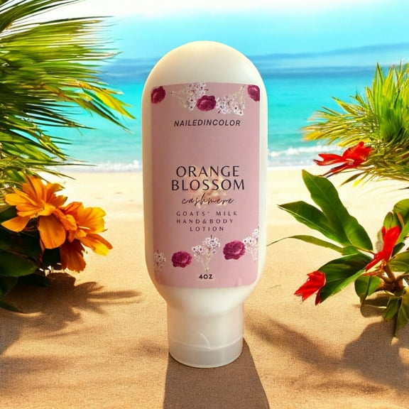 Orange Blossom Cashmere by NailedInColor-Women's Goats' Milk Scented Moisturizer-Dry Skin Relief