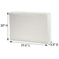 thumbnail image 2 of Gustave Indoor Air Conditioner Cover for Window Units, Inside AC Covers Dustproof Double Insulation with Drawstring, 27.6"x 20"x 3.5", 2 of 8