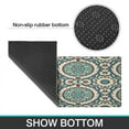 thumbnail image 7 of Bohemian Geometric Patterns Kitchen Rugs and Mats Sets Of 2, Funny Kitchen Decoration Rubber Backing Non-Slip Absorbent Mats for Sink Waterproof Runner Rug for Laundry Room 17x30+17x48inch, 7 of 7