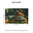 thumbnail image 2 of Placemats Set of 4 / 6, Intellectual Frog Pond Placemats for Dining Table Indoor/Outdoors Heat Resistant Washable Placemats 18" x 12", 2 of 8