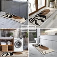 thumbnail image 2 of Black Boho Geometric and Plant Pattern Kitchen Rug Mat,Kitchen Runner Rugs Non Skid Washable,Decorative Kitchen Floor Mats for Kitchen,Sink,Laundry,17"X47", 2 of 5
