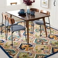 thumbnail image 2 of SAFAVIEH Metro Jaymz Medallion Area Rug, Beige/Blue, 8' x 10', 2 of 8
