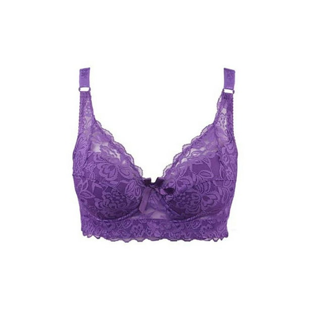 Ropa interior fina de copa completa, sujetador pequeño de talla grande, sujetador de encaje ajustable inalámbrico para mujer, cubierta de pecho, copa BCD, sujetadores de encaje de talla grande Tan Jianjun unisex