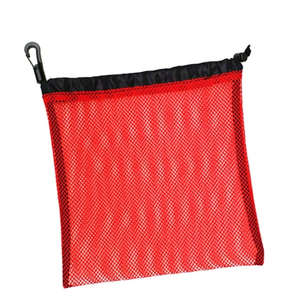 Bolsa de mensajero ligera de nailon para tenis, con capacidad para 30 pelotas de tenis rojo