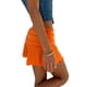 thumbnail image 3 of Txlixc Falda con dobladillo plisado informal para mujer, falda corta con cintura elástica de color sólido Txlixc Sexy, 3 of 8