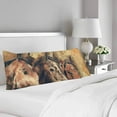 thumbnail image 2 of ABPHOTO Horses Body Pillow Covers Pillowcase Throw Pillows 20x60 inch, 2 of 2