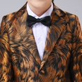 thumbnail image 2 of Wehilion Boy's Gentleman Suit Jacket, Feather Pattern Coat, Formal Wear For Speech Performance Birthday Party, Kid's Clothes For Spring Fall Winter, 2 of 6
