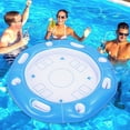 thumbnail image 3 of Mesa Flotante De Piscina, Mesa De Tarjeta Flotante De Piscina Inflable Para La Bandeja Para La Playa, 3 of 7
