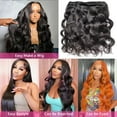 thumbnail image 5 of MDL Body Wave Human Hair 3 Bundles 18 20 22 inch Virgin 10A Unprocessed Human Hair Double Weft Natural Color For Black Women, 5 of 6