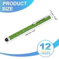 thumbnail image 2 of Uxcell Stylus Pens for Touch Screens, High Precision Universal Bling Stylus Crystal Metal Capacitive Pen Green, 2 of 7