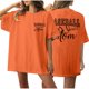 thumbnail image 1 of Camiseta de Cuello Redondo Impresa Delantera Y Trasera de Béisbol de las Mujeres de Verano, Camisetas Cortas Casuales Ligeras para las Mujeres, 1 of 5