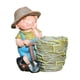thumbnail image 5 of Estatua de jardín, maceta, figura decorativa de resina, adorno de mesa para oficina Chico, 5 of 9