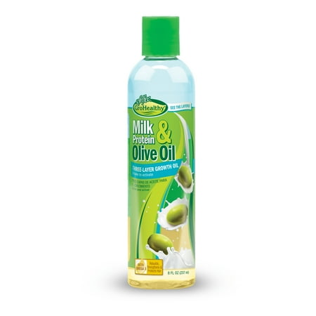SNF MILK & OLIVE GROWTH OIL 8OZ