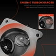 thumbnail image 4 of A-Premium Complete Turbo Turbocharger Kit, with Wastegate Actuator & Gasket, Compatible with Audi A3 2008-2013, A4 2005-2010, A4 Quattro 2005-2009, TT 2009-2010, 2.0L, Replace# 5303-970-0106, 4 of 8
