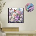 thumbnail image 3 of 5D DIY Con Forma Especial Parcial Mariposa Rosa 30x30cm, 3 of 9