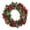 Red, variant on Ruanlalo Christmas Wreath Window Stickers Electrostatic Window Decals Wreath Pattern Glass Sticker for Home Shop Xmas Decoration
