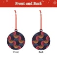 thumbnail image 2 of KLL Circular Stripes Pattern Acrylic Christmas Ornaments,1 PCS Xmas Tree Decor with Ribbon 3" Christmas Décor Christmas Pendant for Hanging on Tree & Party Favors-Round Shape, 2 of 7